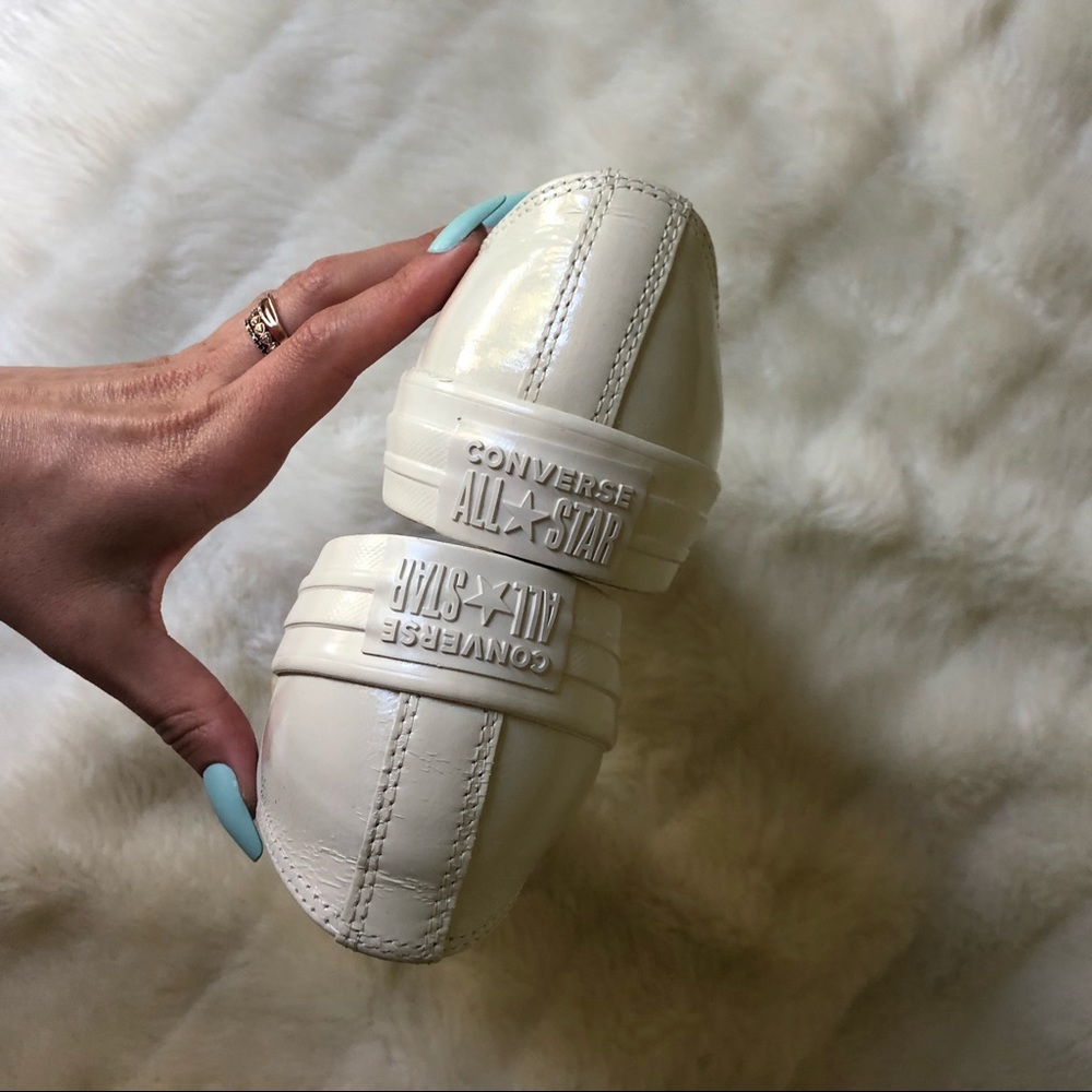 Cream leather Converse 9 - Picture 6 of 8